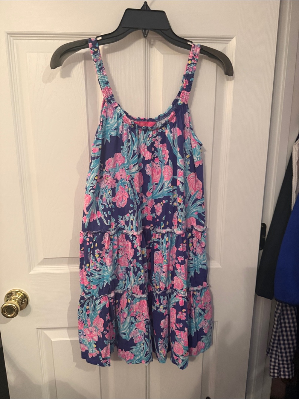 Lilly Pulitzer Navy, Pink, Aqua Floral dress
